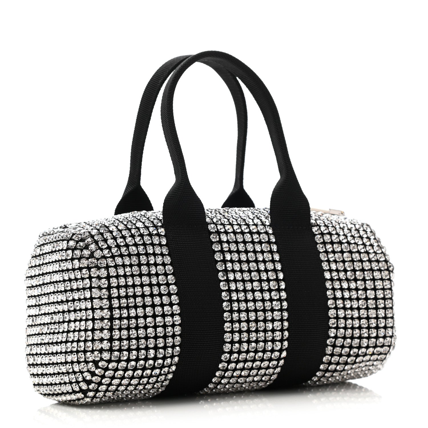 Alexander Wang Mesh Crystal Cruiser Mini Duffle White 3 of 6