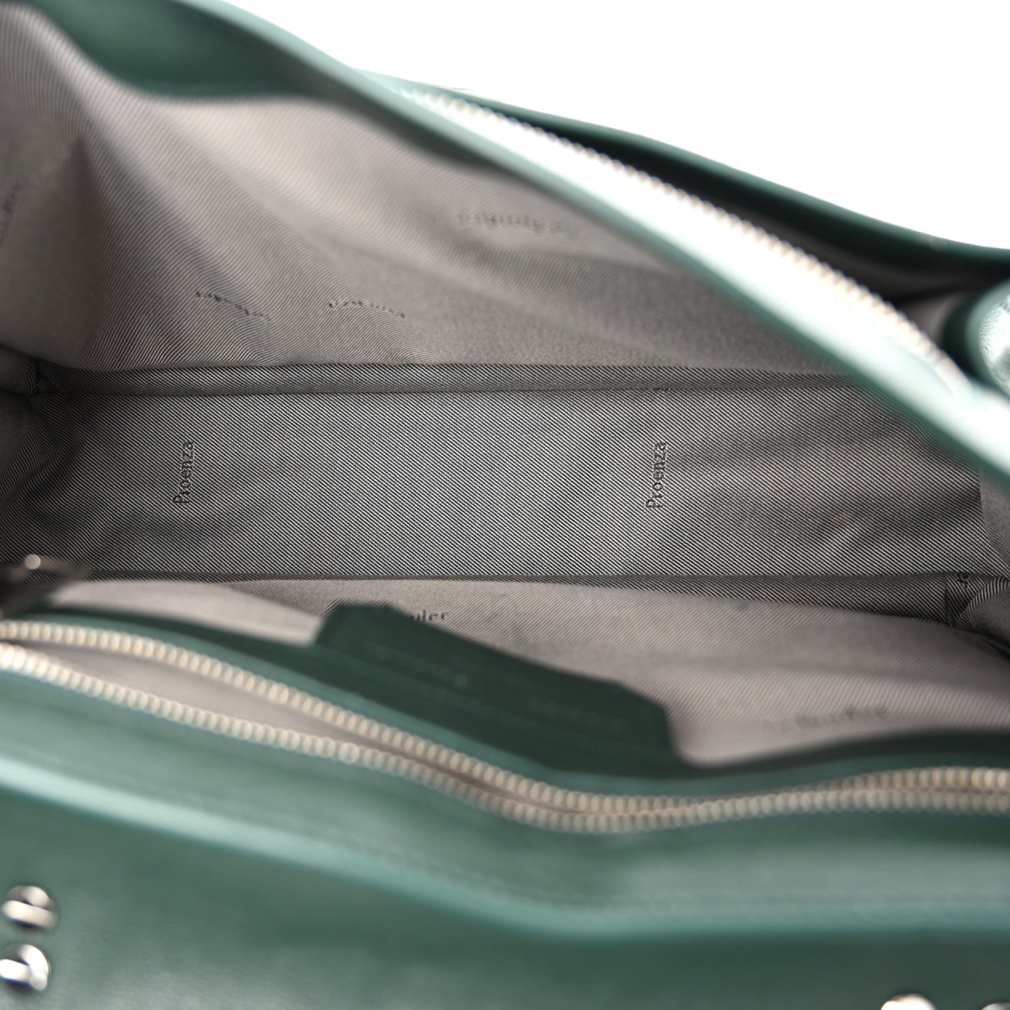 Lambskin Medium PS1 Satchel Forest Green