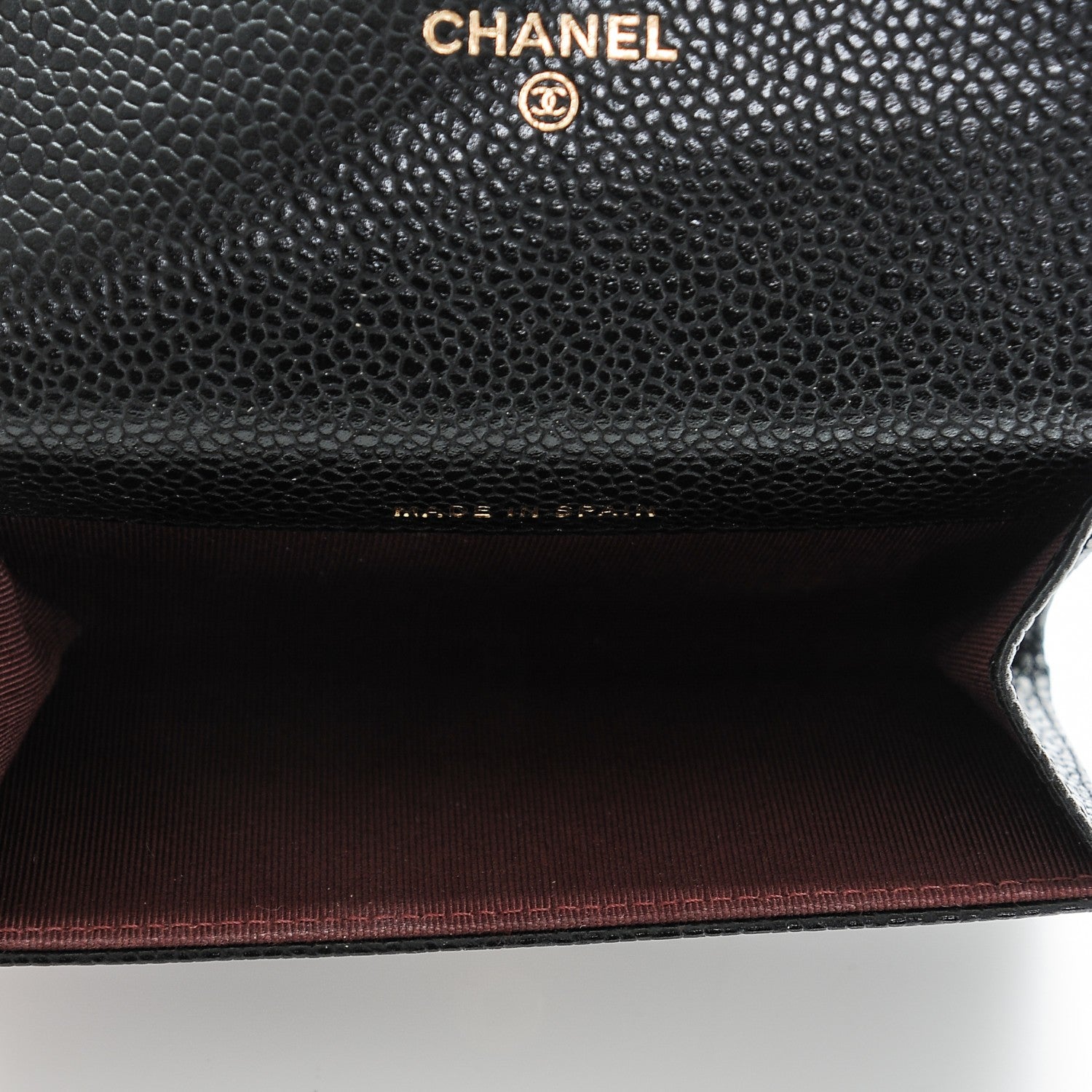 Chanel Caviar Quilted Flap Card Holder Black 5 of 8