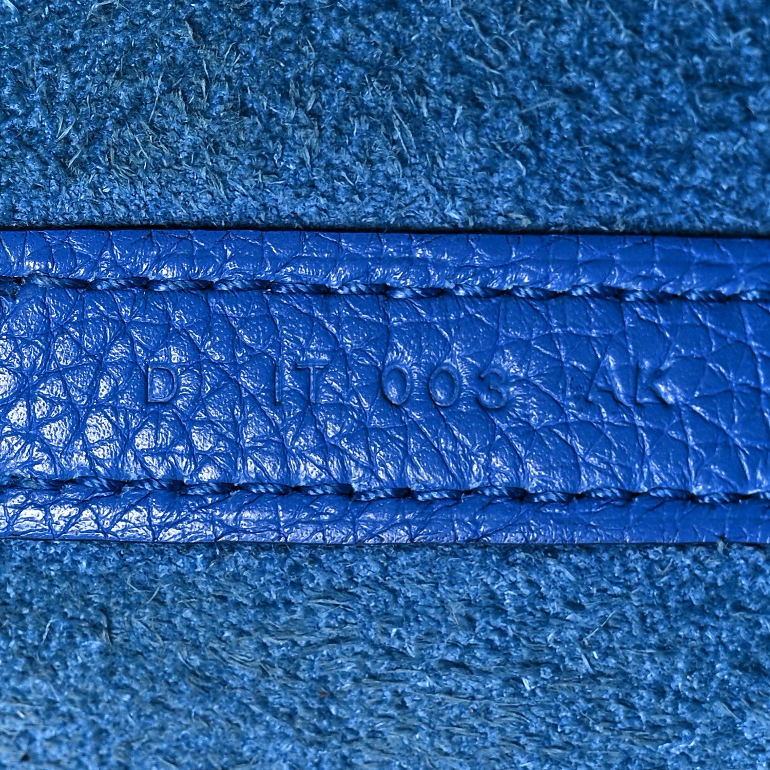 Hermes Taurillon Maurice Picotin Lock 22 MM Bleu Zellige 7 of 11