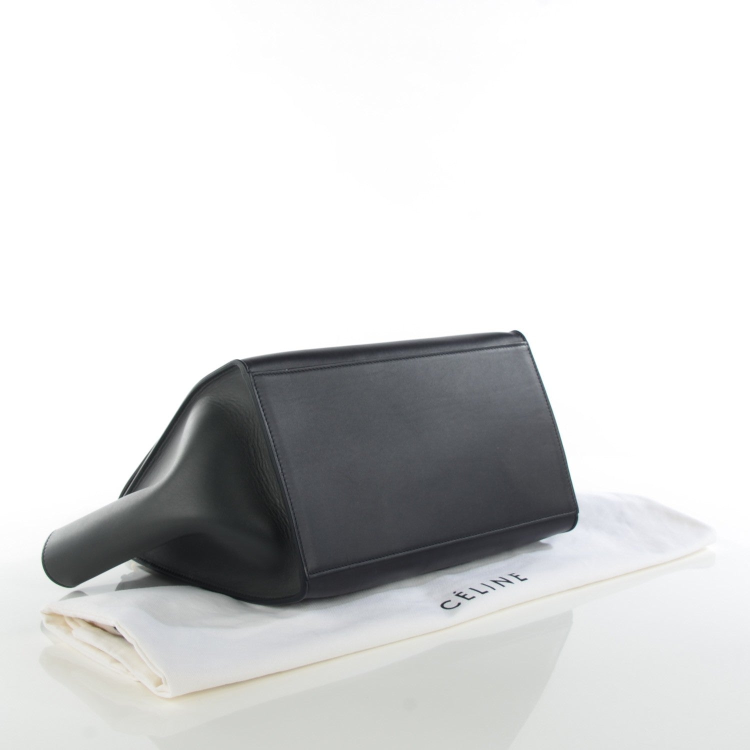 Celine Smooth Calfskin Medium Tri-Color Trapeze Anthracite 4 of 7