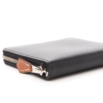 Hermes Epsom Silk'in Compact Wallet Black 6 of 11
