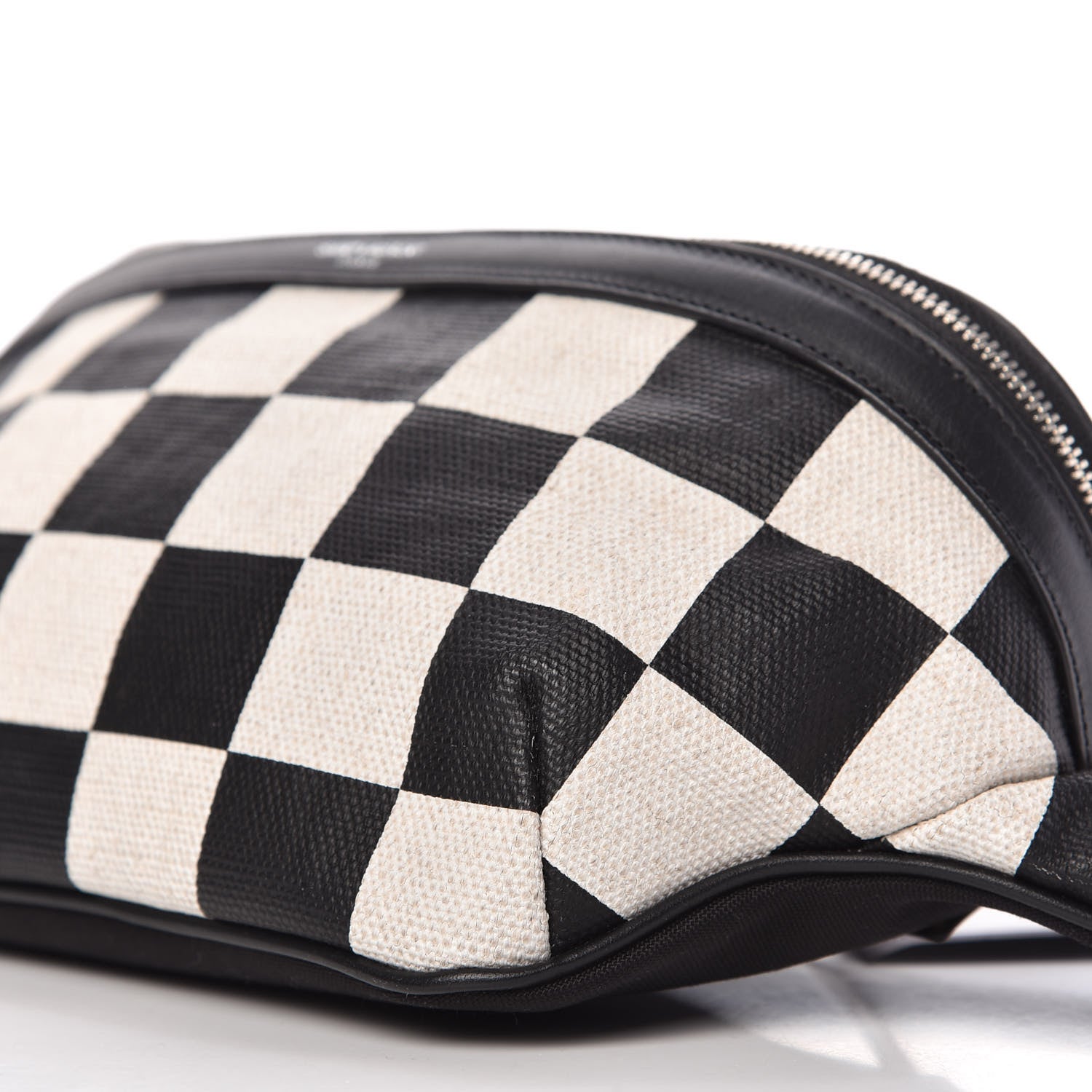 Saint Laurent Canvas Classic Belt Bag Black White 7 of 11