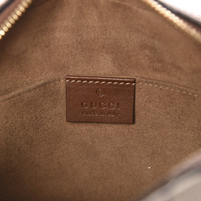 Gucci GG Supreme Monogram Cuoio Toscano Mini Chain Shoulder Bag Beige Ebony Cuir 6 of 11