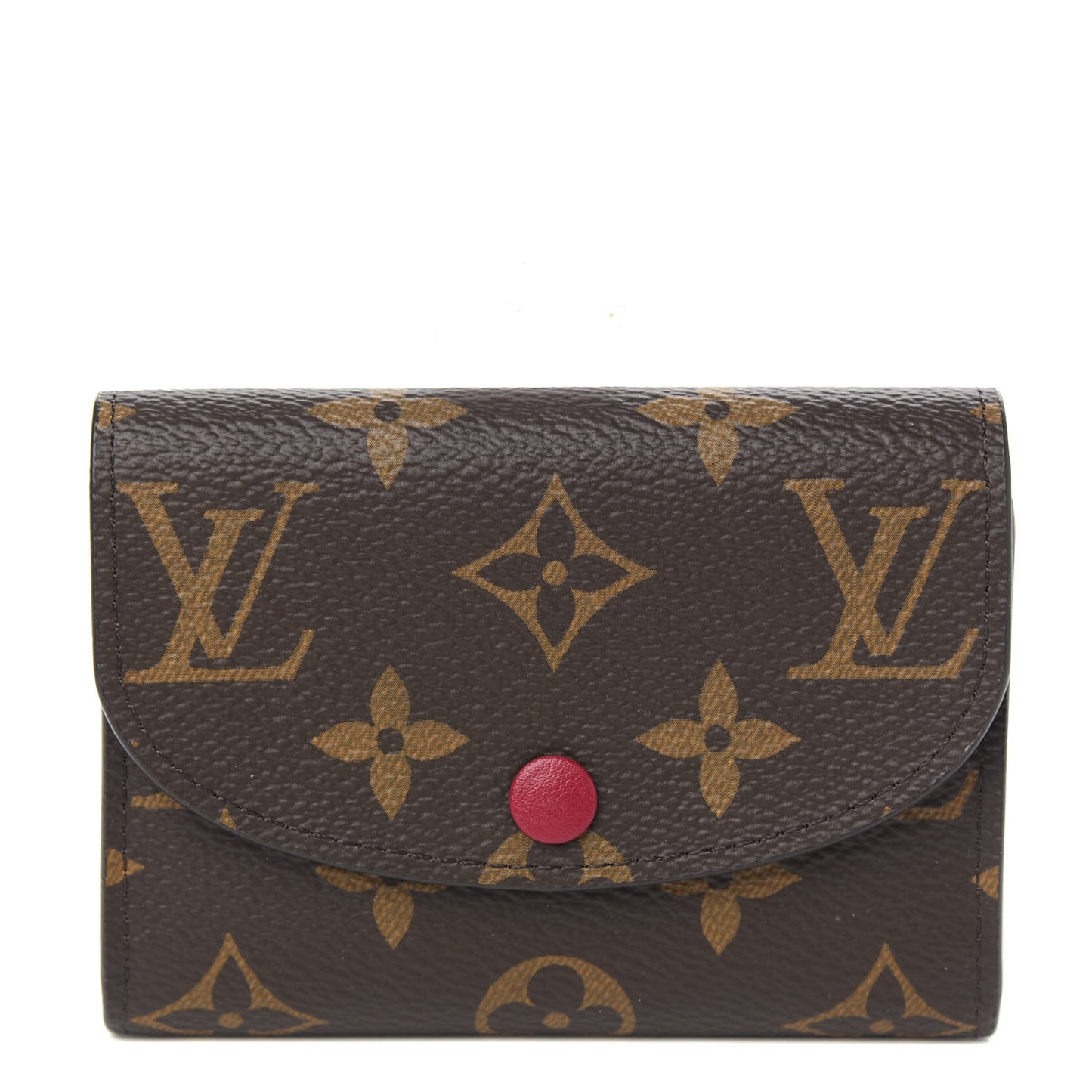 Monogram Rosalie Coin Purse Fuchsia