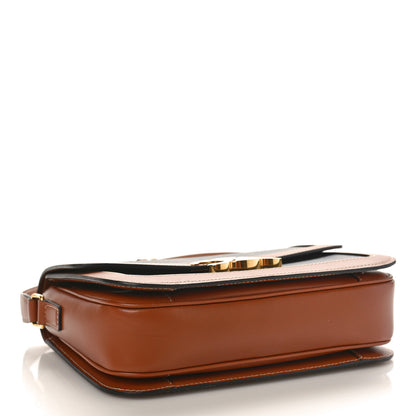 Celine Triomphe Canvas Calfskin Medium Triomphe Bag Tan 4 of 8