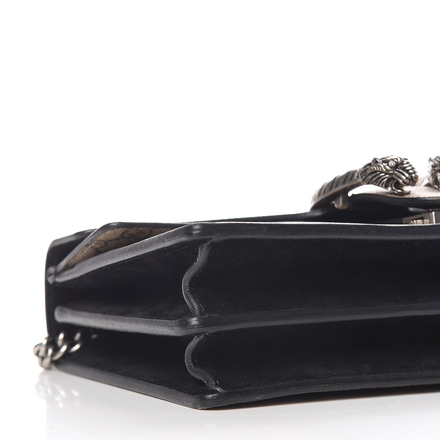 Gucci GG Supreme Monogram Small Dionysus Shoulder Bag Black 9 of 13