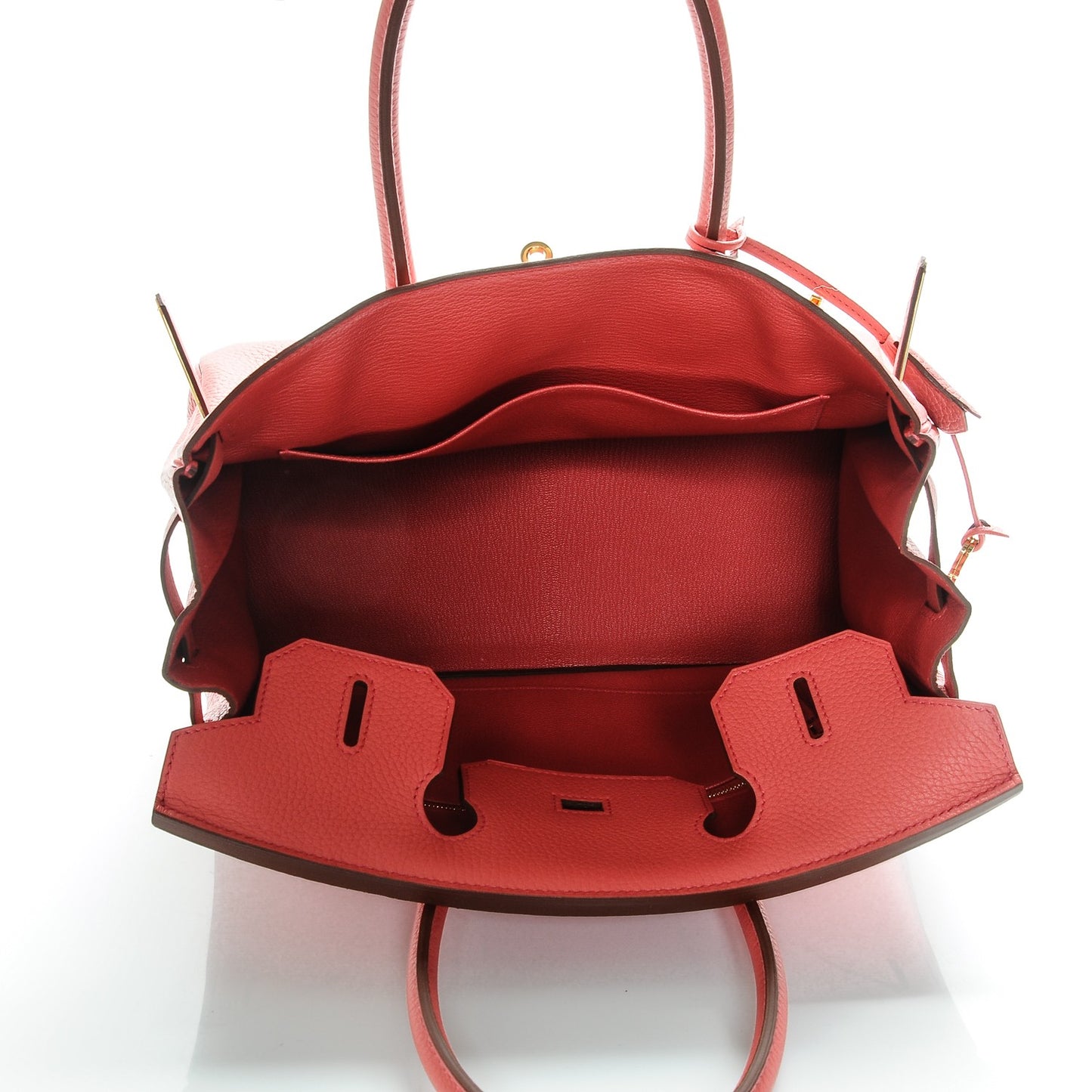 Togo Birkin 30 Rouge Pivoine
