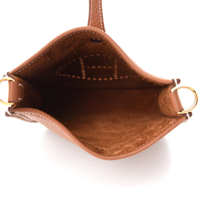 Hermes Taurillon Clemence Evelyne TPM Gold 5 of 11