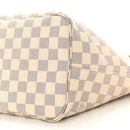 Louis Vuitton Damier Azur Neo Neverfull MM Rose Ballerine 10 of 10