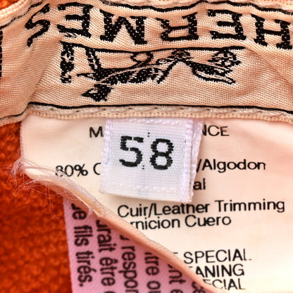 Hermes Cotton Terry Bucket Hat 58 12 of 13