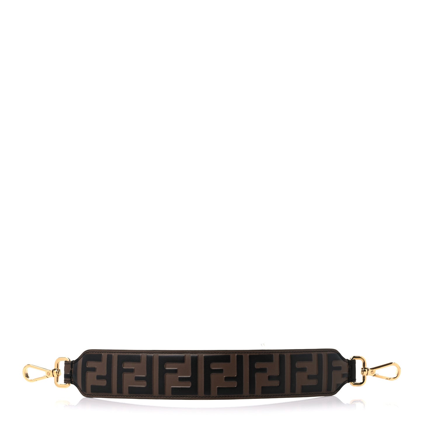 Calfskin FF 1974 Embossed Mini Strap You Maya Black