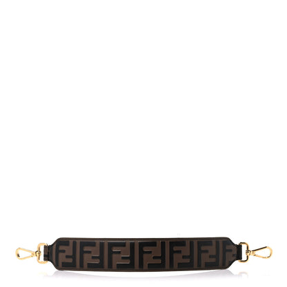 Fendi Calfskin FF 1974 Embossed Mini Strap You Maya Black 1 of 6