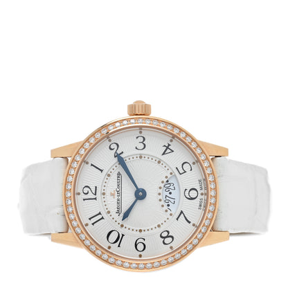 Jaeger-LeCoultre 18K Rose Gold Alligator Diamond Bezel 29mm Rendez-Vous Quartz Watch Q3402530 2 of 6