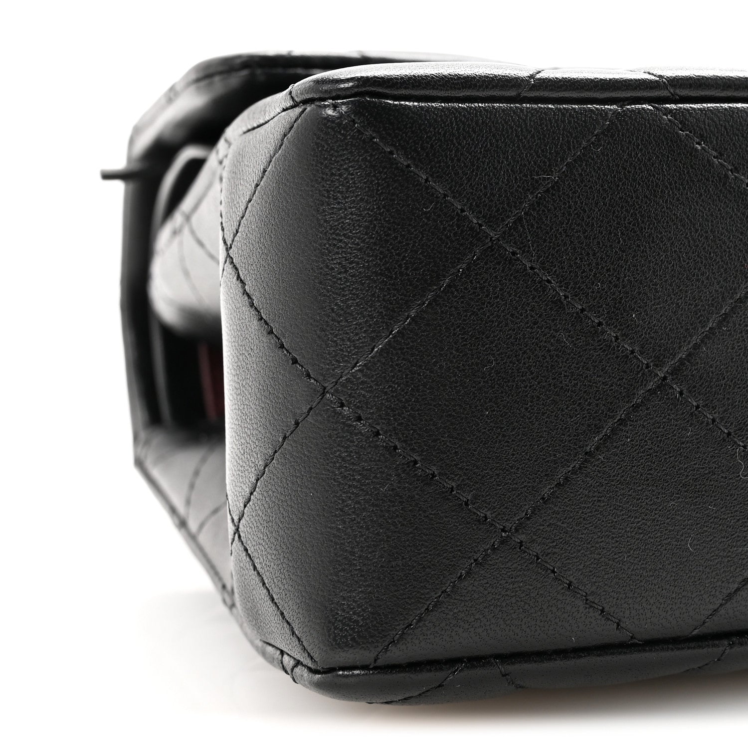 Chanel Lambskin Quilted Small Double Flap Black 9 of 11