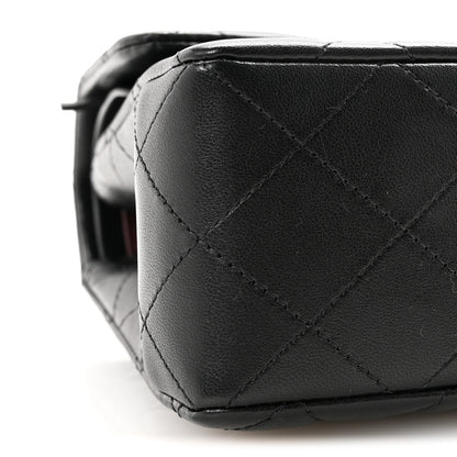 Chanel Lambskin Quilted Small Double Flap Black 9 of 11
