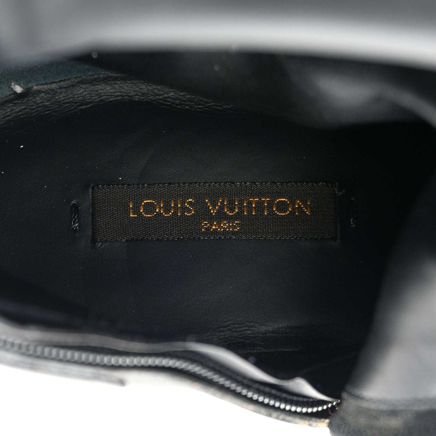 Calfskin Belted High Boots 36.5 Black