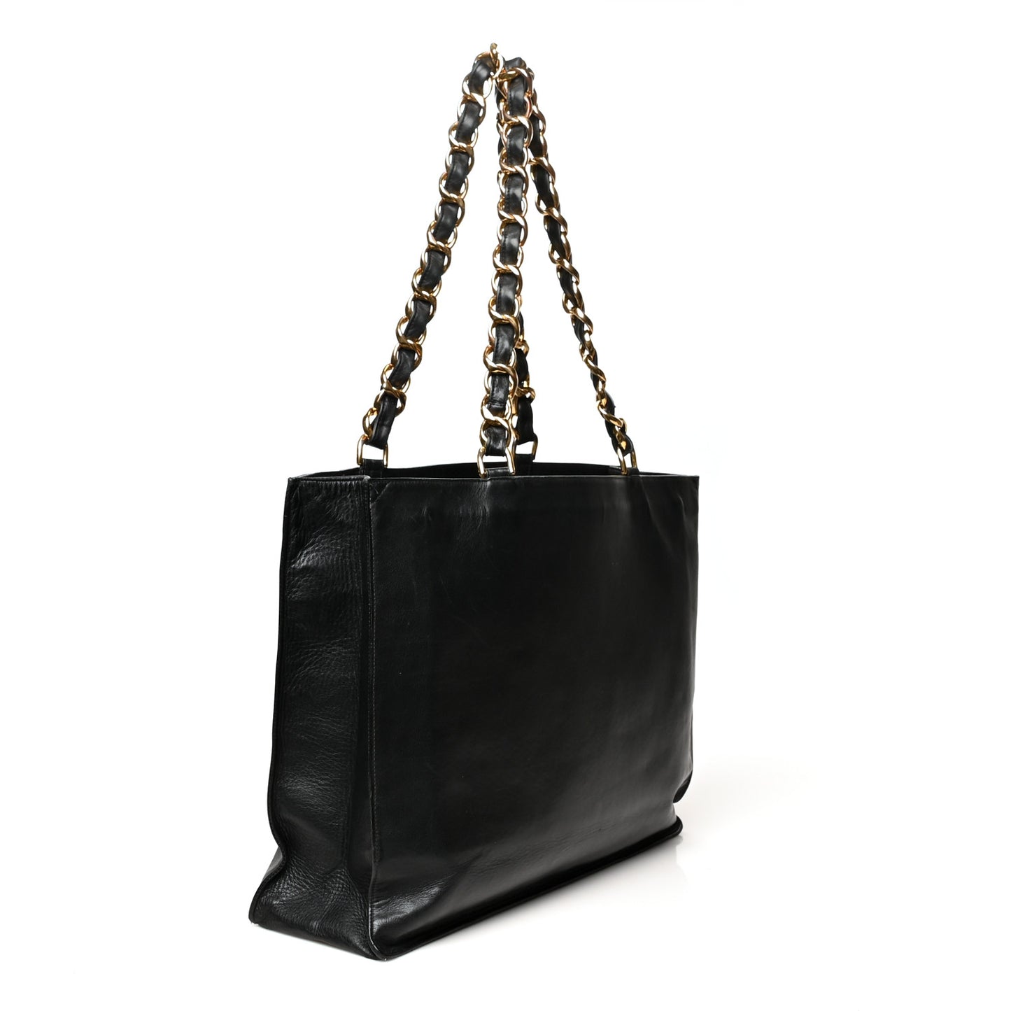 Lambskin Jumbo Shoulder Bag Black