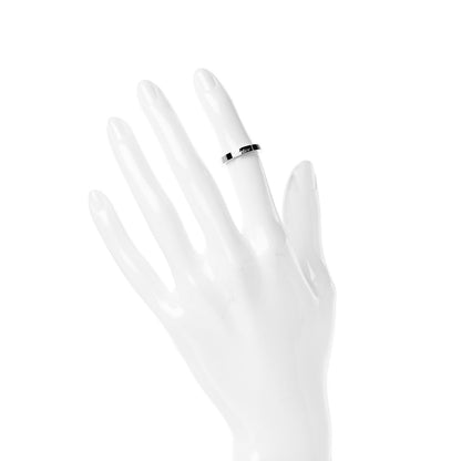 Cartier 18K White Gold Lanieres Ring 46 3.75 2 of 6