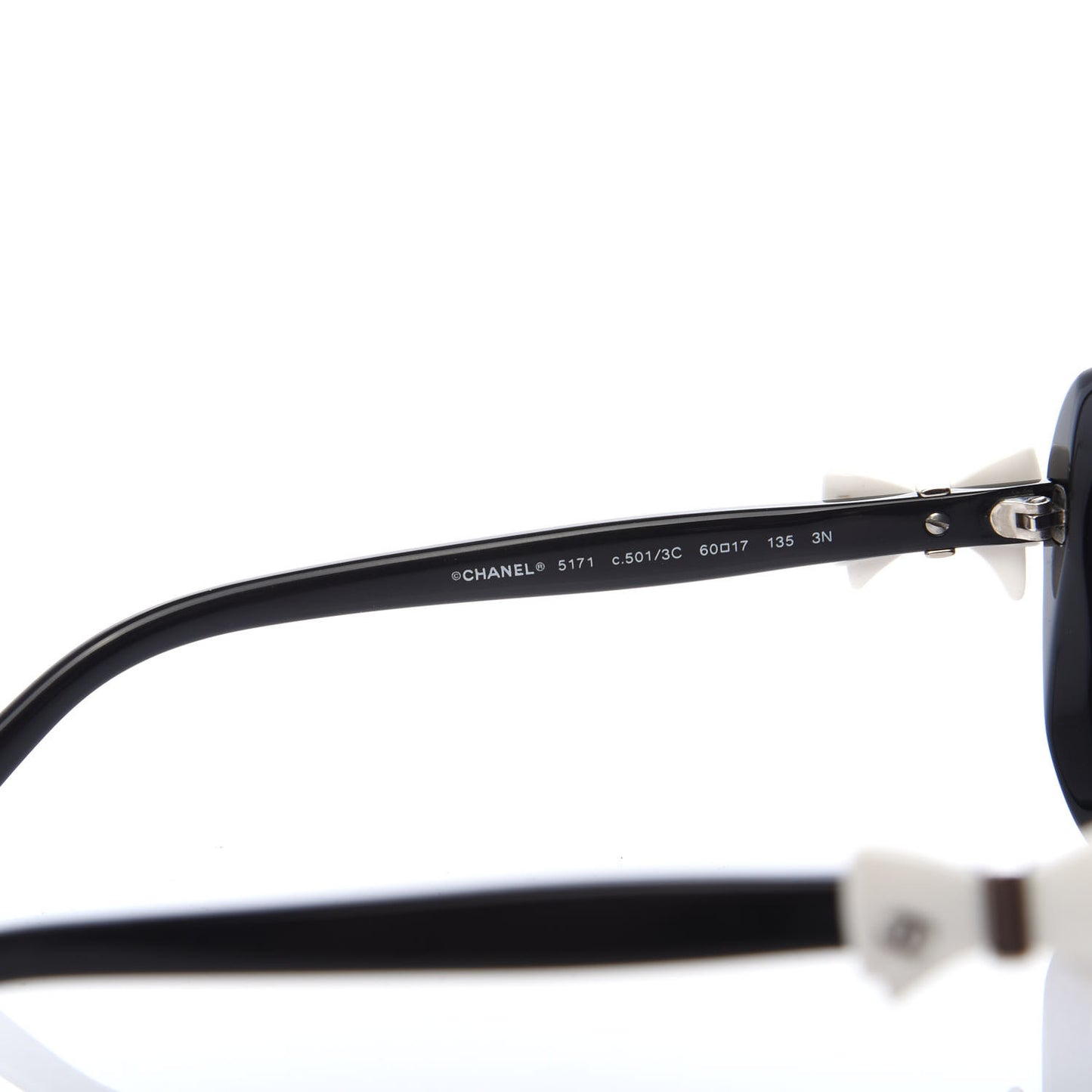 CC Bow Sunglasses 5171 Black White
