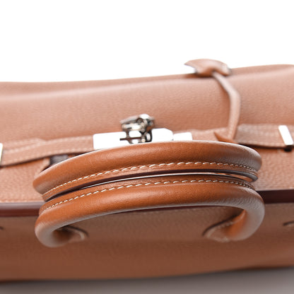 Hermes Taurillon Clemence Birkin 30 Gold 30 of 34