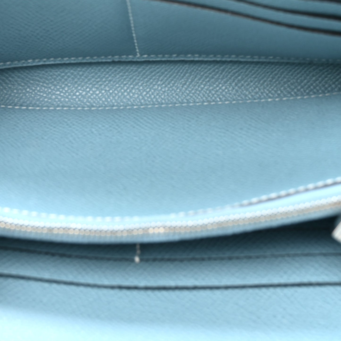 Epsom Kelly Longue Wallet Blue Jean