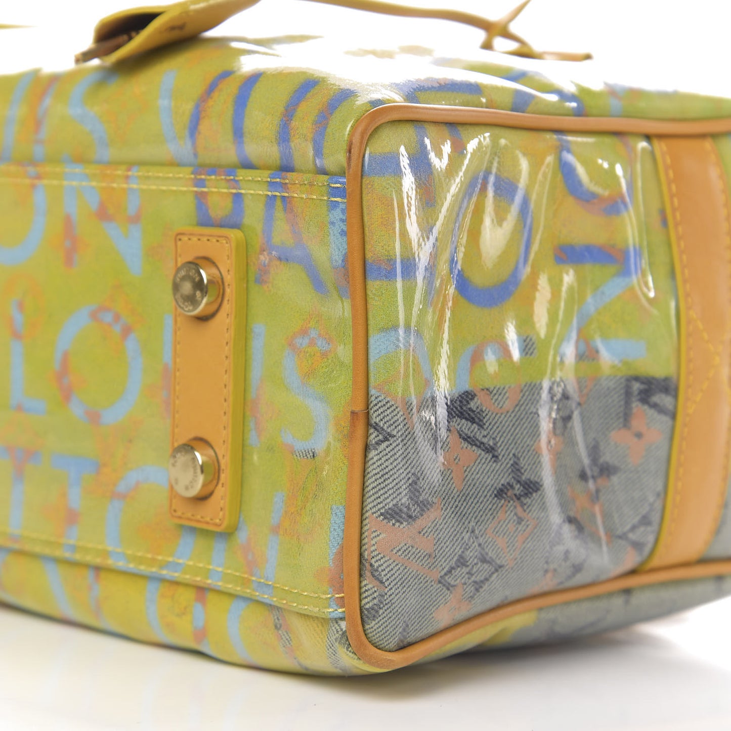 Monogram Pulp Defile Weekender PM Yellow
