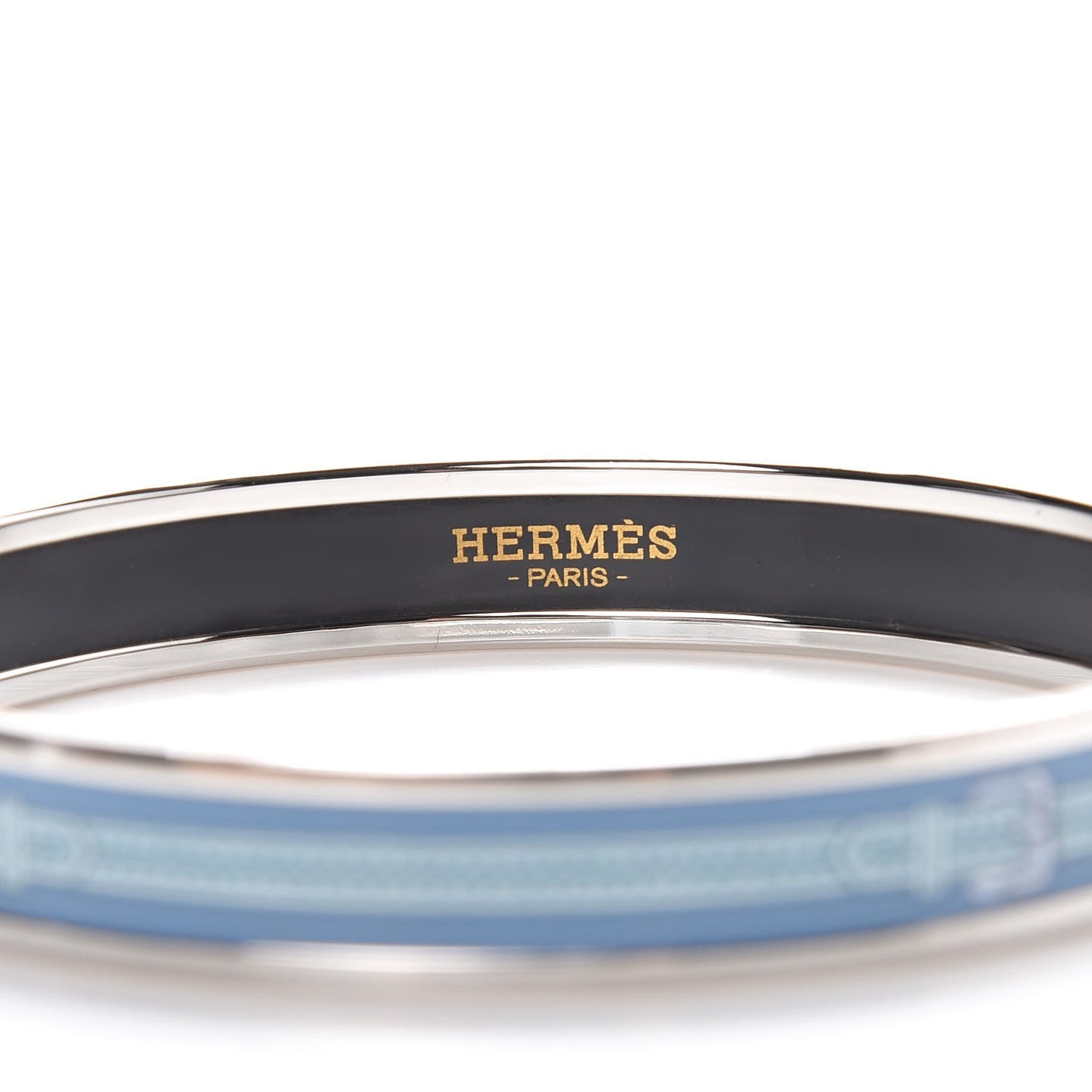 Enamel Printed Narrow Harnais Des Presidents Bracelet 70 Encres