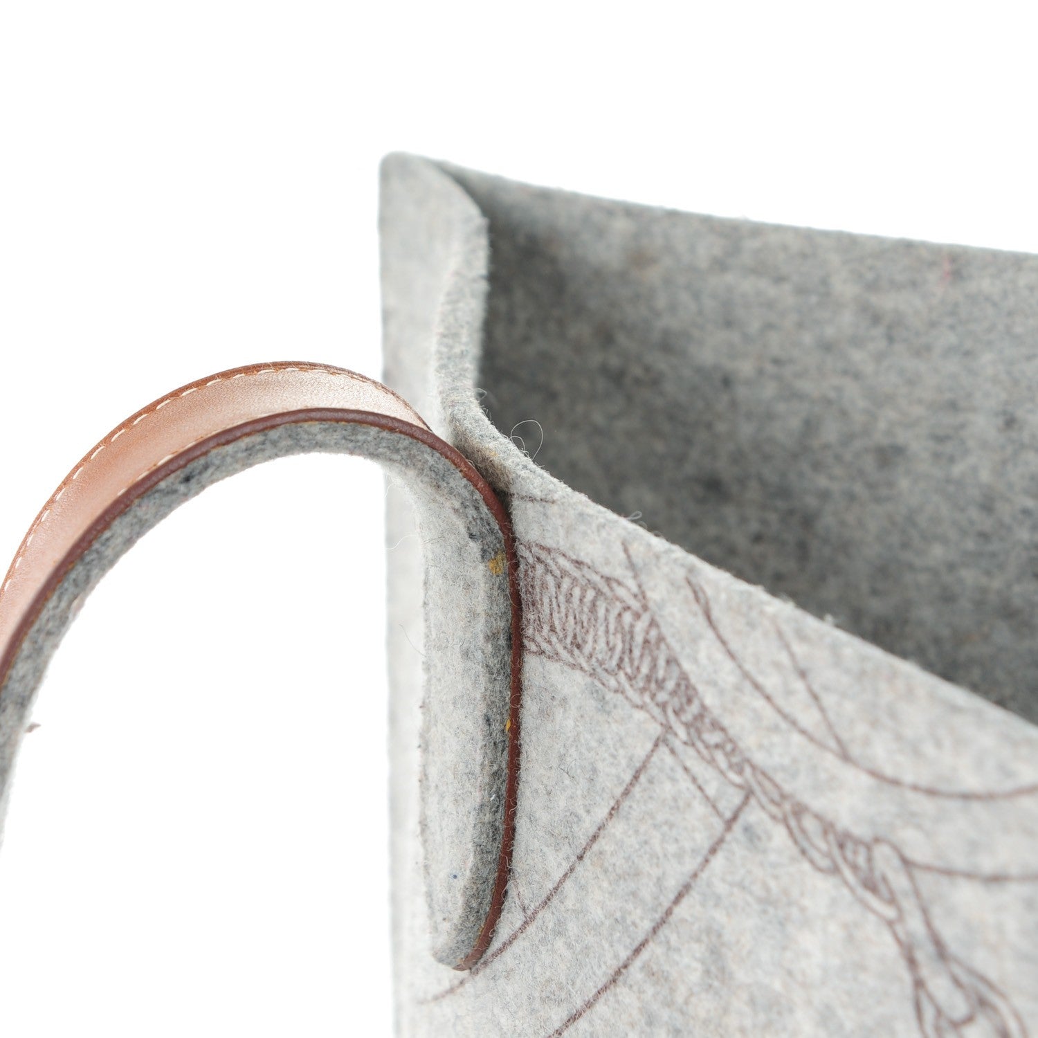 Hermes Felt Eperon d'Or Carrimi Tote MM 12 of 14