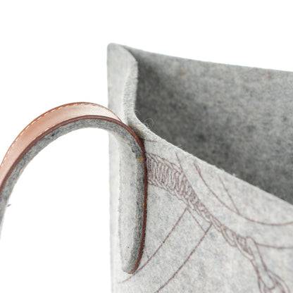 Hermes Felt Eperon d'Or Carrimi Tote MM 12 of 14