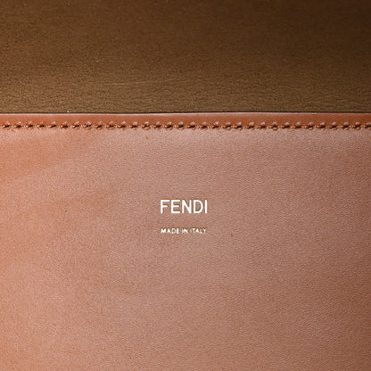 Fendi Vitello King Plexiglass Medium Fendi Sunshine Shopper Tote Cuoio 6 of 10