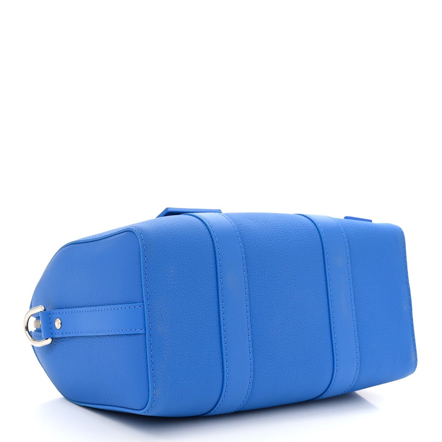 Grained Calfskin Aerogram City Keepall Bright Blue