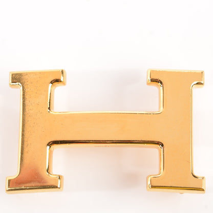 Hermes Courchevel Gulliver 32mm H Belt 78 Chocolate Orange 5 of 9