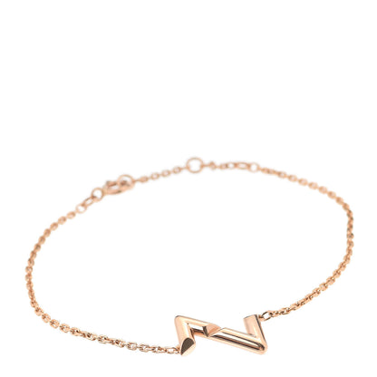 Louis Vuitton 18K Pink Gold Volt Upside Down Chain Bracelet 1 of 6