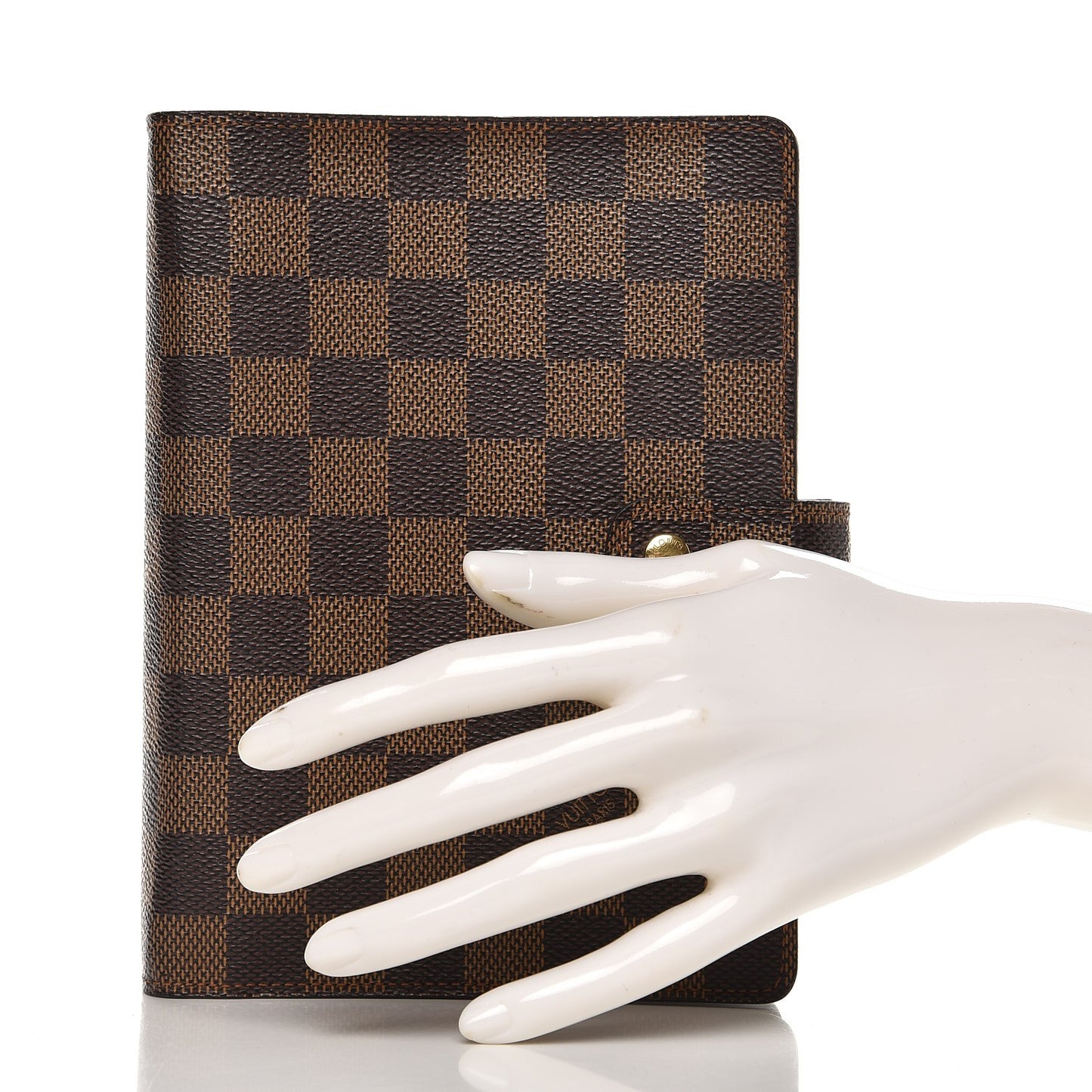 Damier Ebene Medium Ring Agenda Cover
