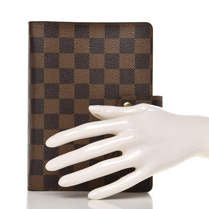 Louis Vuitton Damier Ebene Medium Ring Agenda Cover 2 of 7