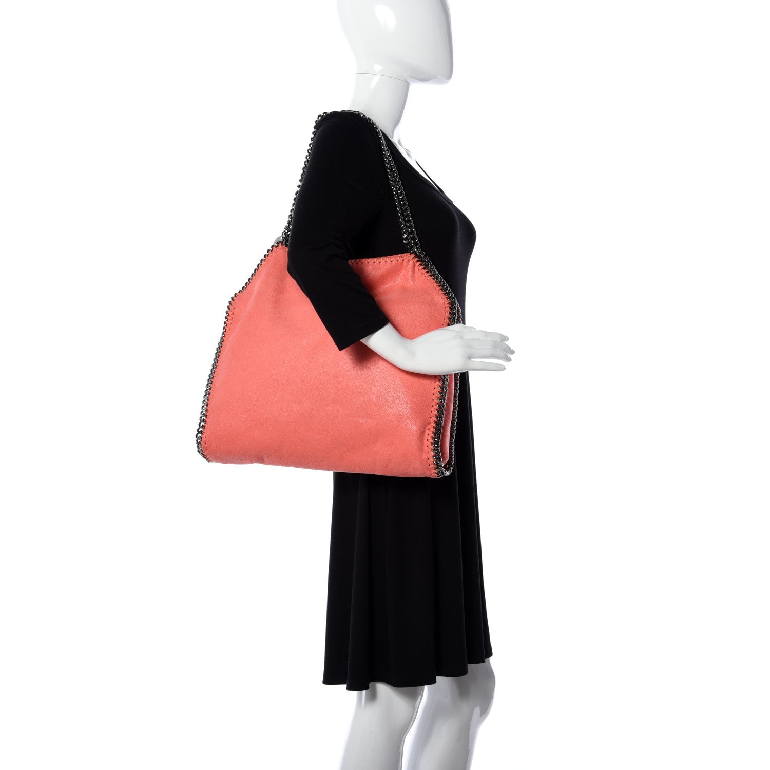 Stella McCartney Shaggy Deer Small Falabella Tote Peony 2 of 9