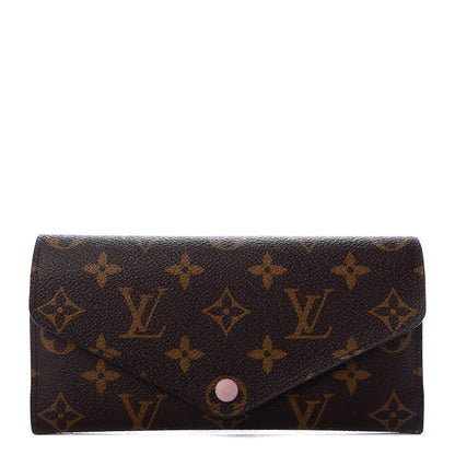 Louis Vuitton Monogram Josephine Wallet Rose Ballerine 1 of 9