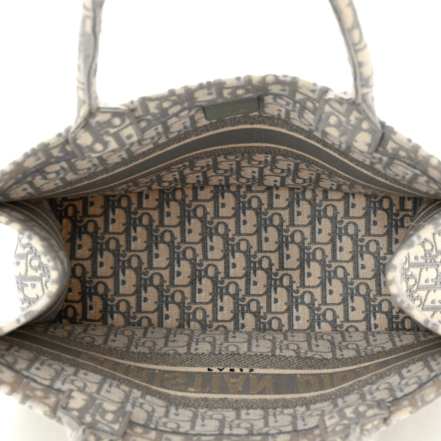Christian Dior Oblique Medium Book Tote Grey 5 of 11