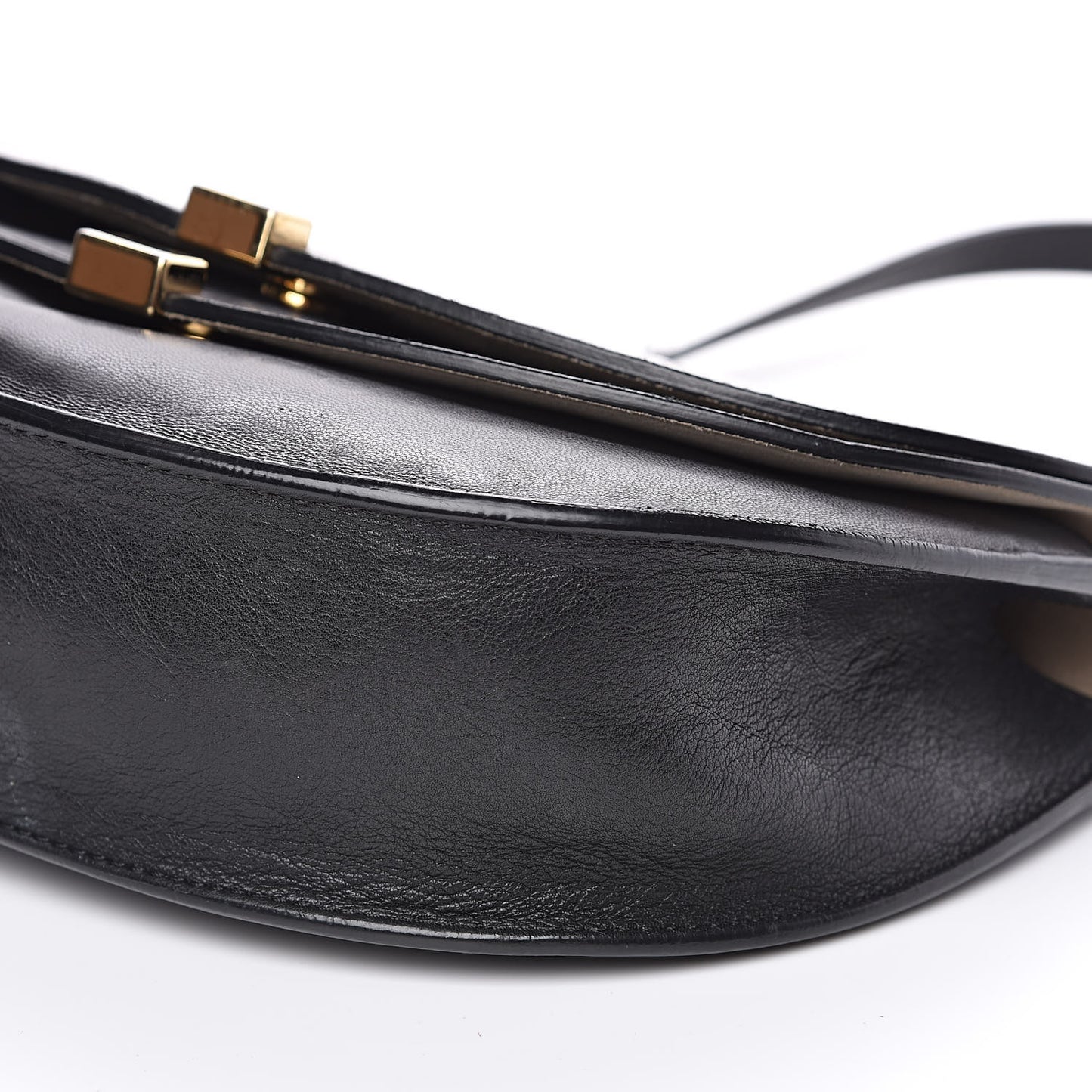 Calfskin Georgia Crossbody Bag Black