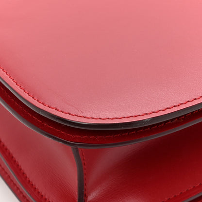 Celine Box Calfskin Medium Classic Box Flap Bag Red 12 of 14