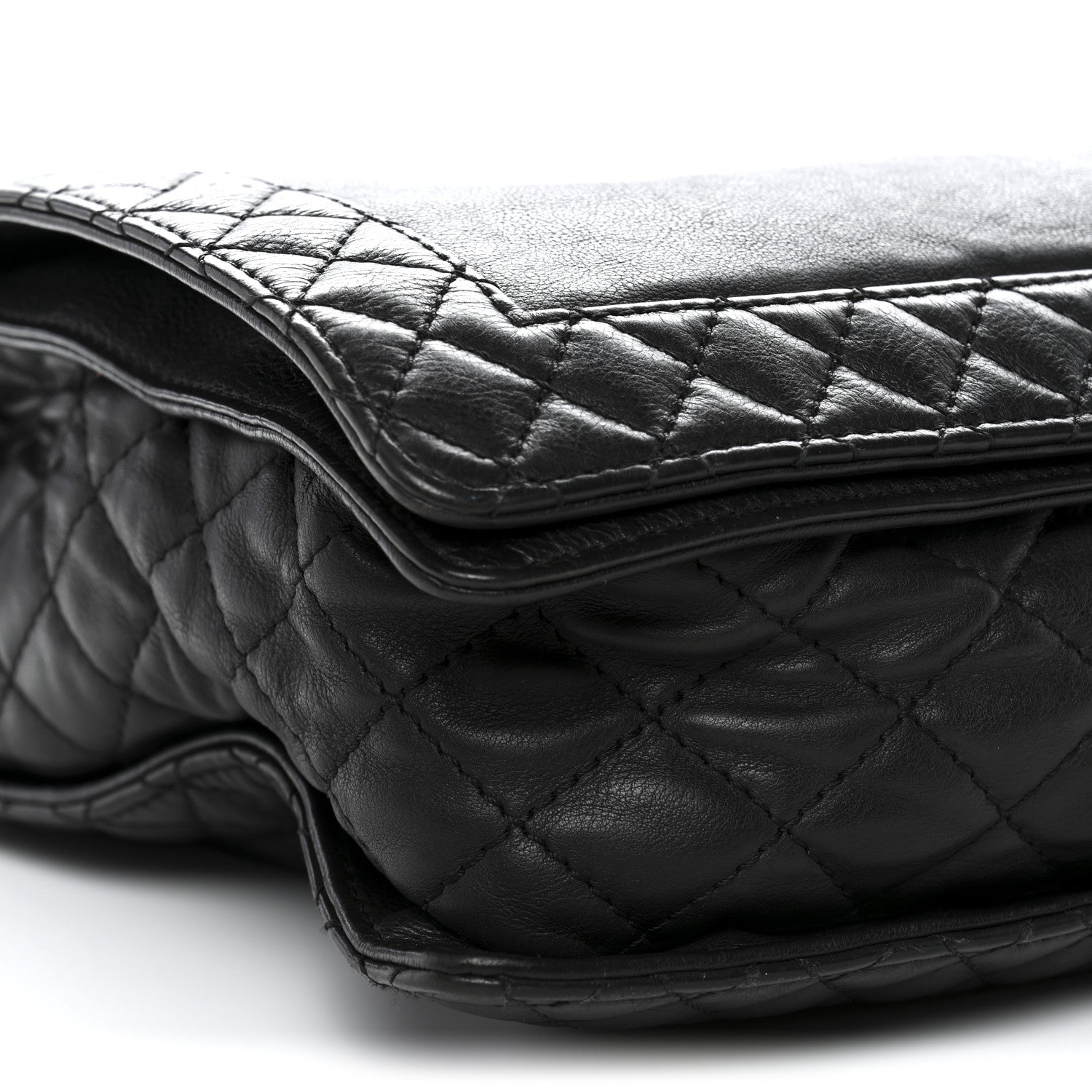 Chanel Calfskin Large Boy Reverso Flap Black 9 of 10