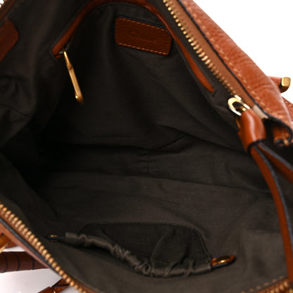Chloe Calfskin Medium Marcie Satchel Tan 5 of 10