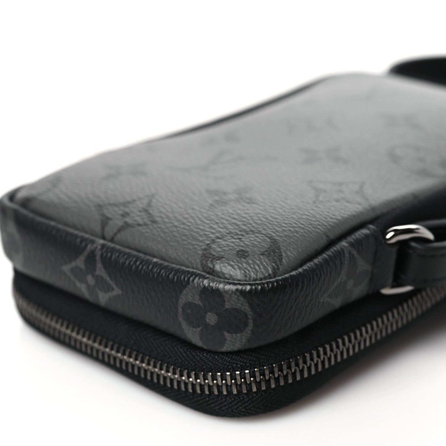 Monogram Eclipse Reverse Double Phone Pouch