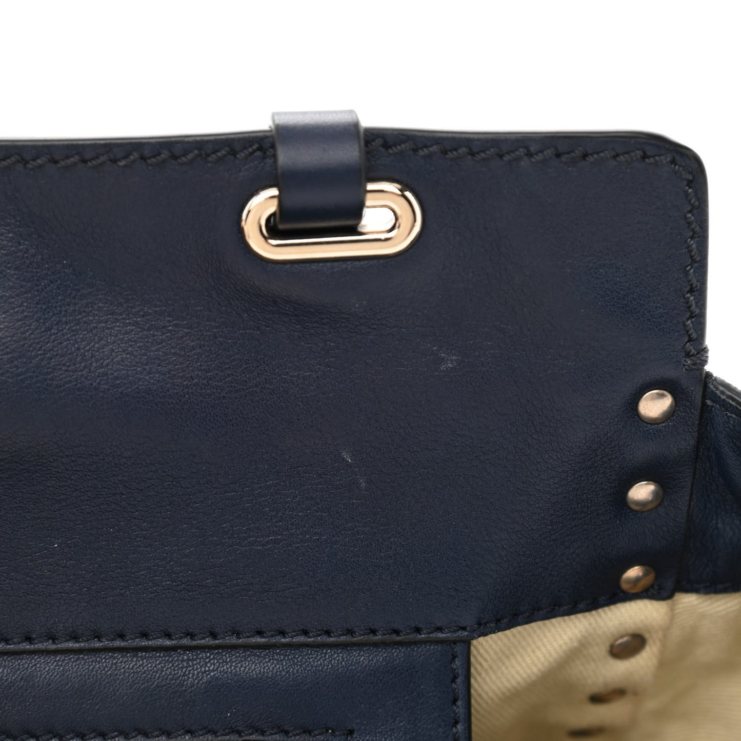 Vitello Small Rockstud Tote Marine