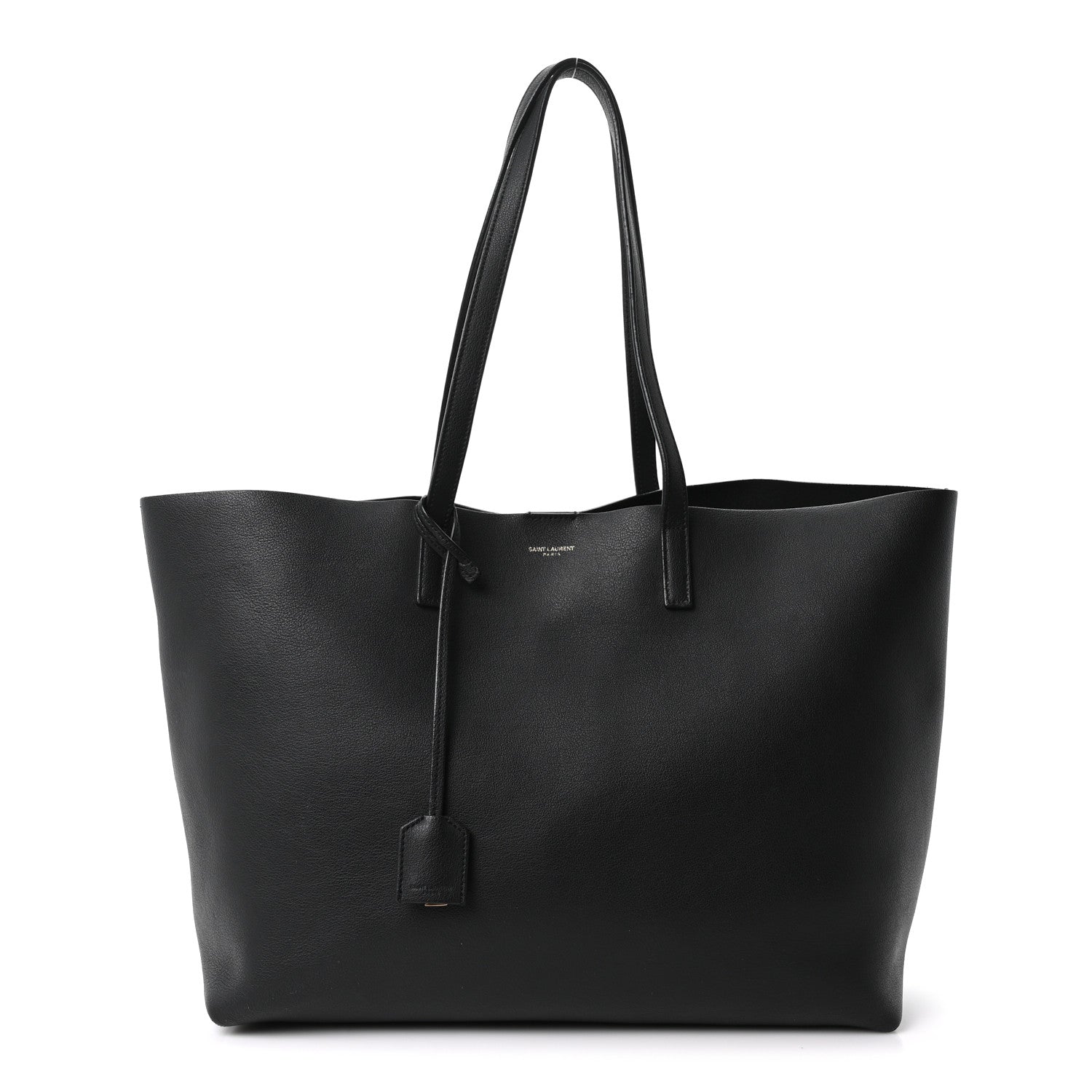 Saint Laurent Calfskin Large Shopping Tote Black 1 of 10