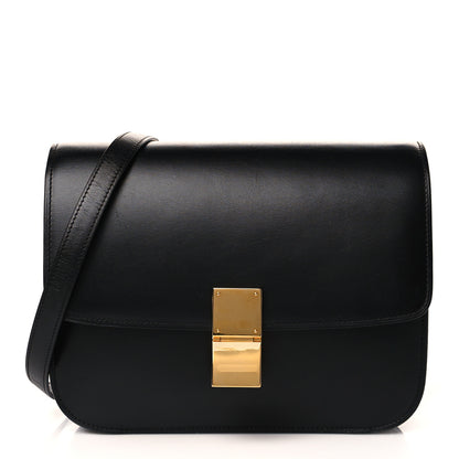 Celine Box Calfskin Medium Classic Box Flap Bag Black 1 of 10