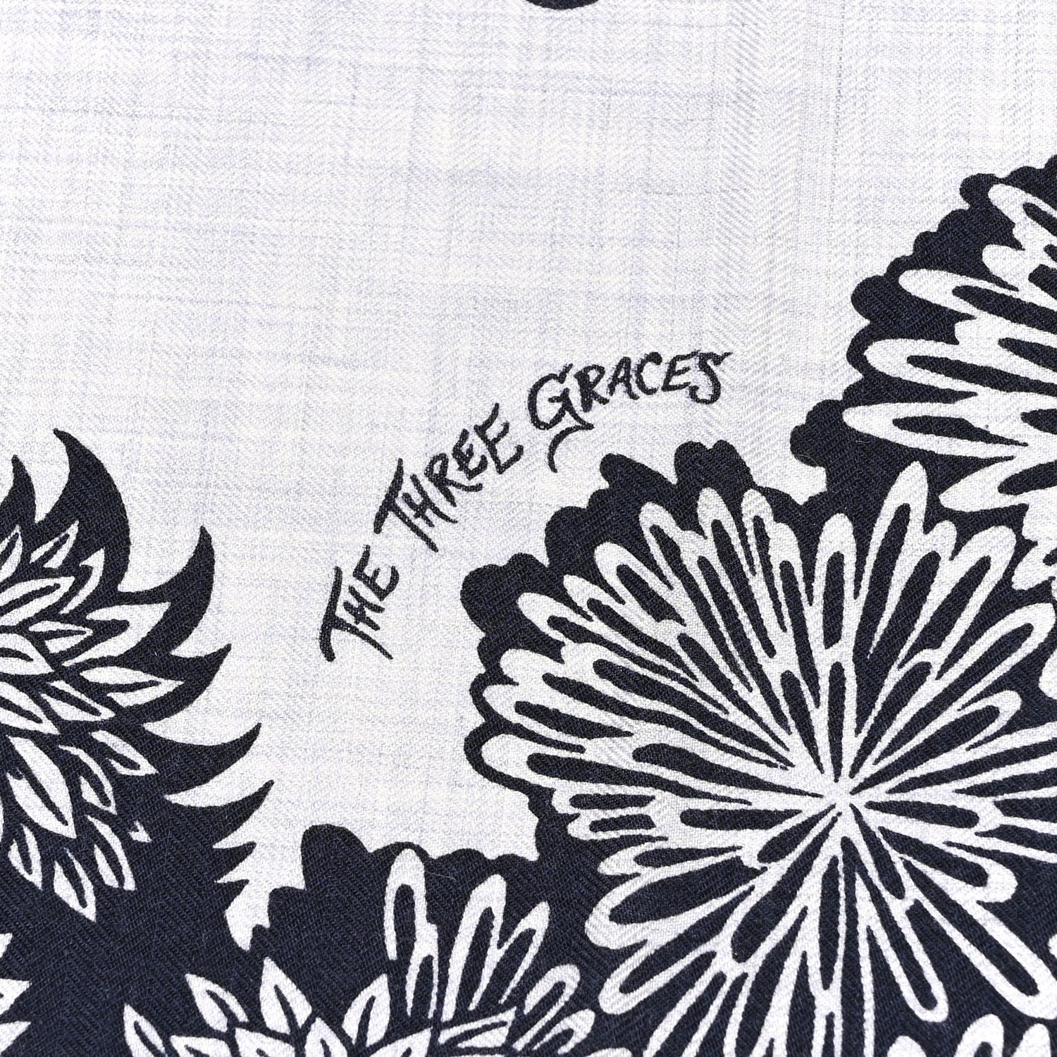 Hermes Cashmere Silk The Three Graces Shawl 140 Gris Chine Caban 5 of 5