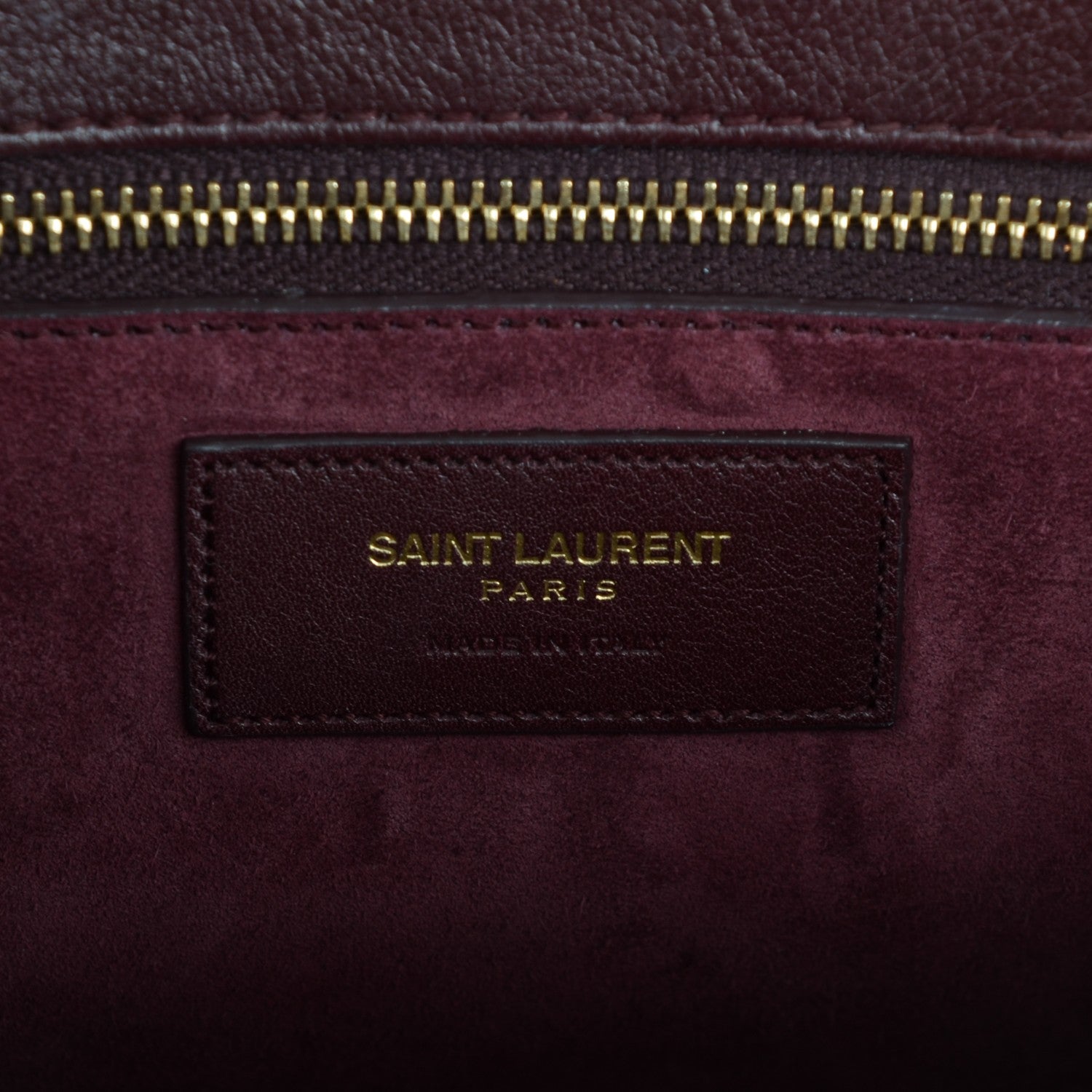 Saint Laurent Calfskin Small Sac De Jour Amarena 6 of 7