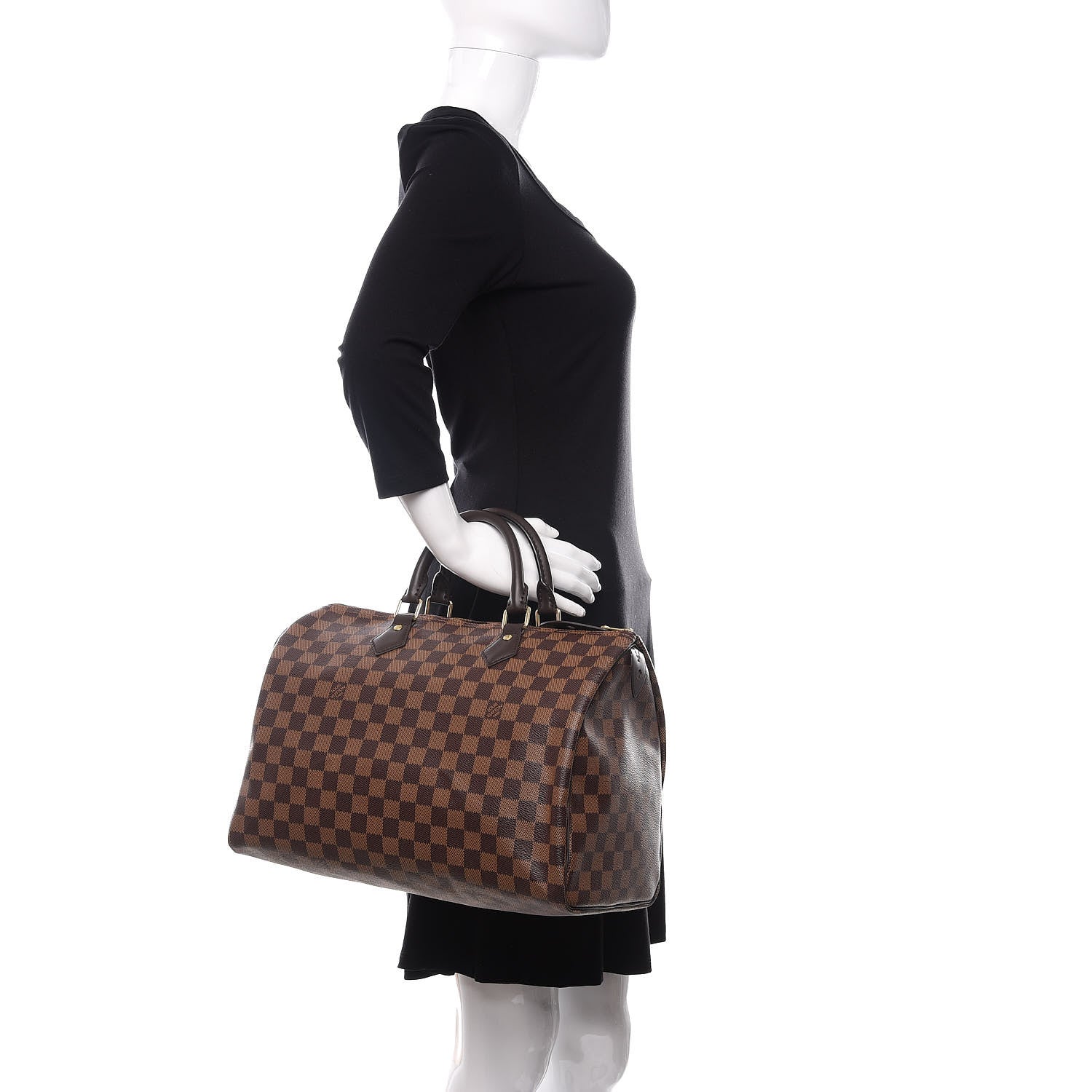 Louis Vuitton Damier Ebene Speedy 35 2 of 11